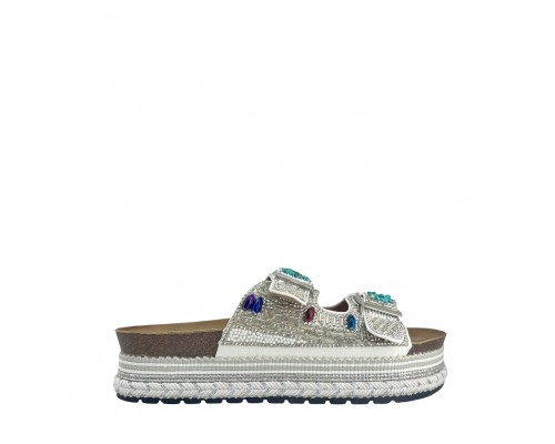 Sandalia Alpargata Doble Hebilla